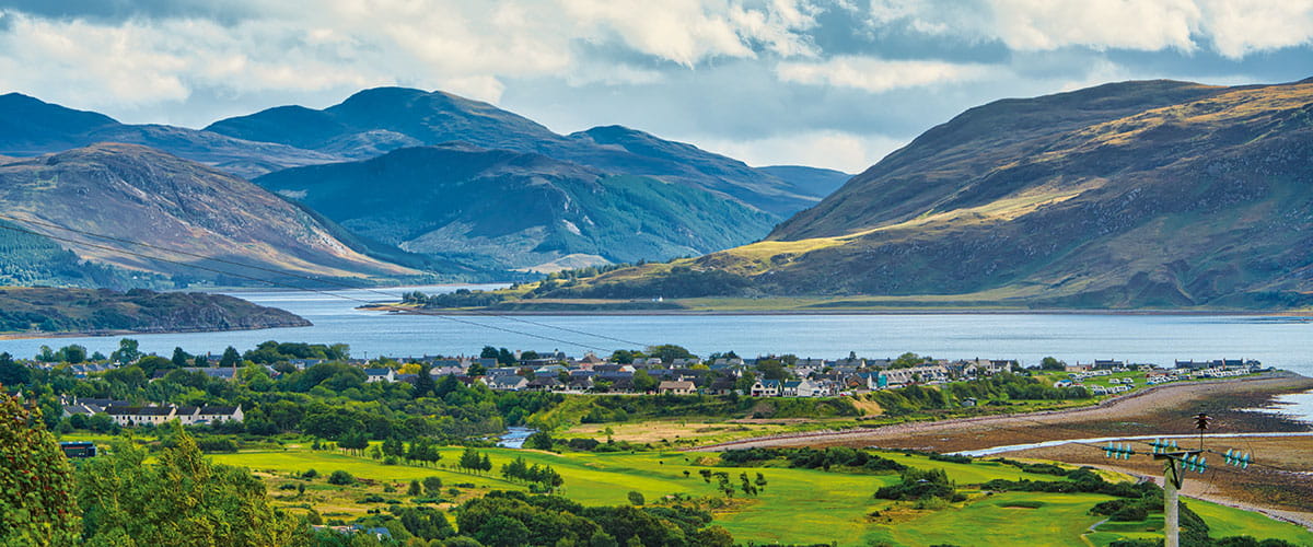 A view over Ullapool, Scotland